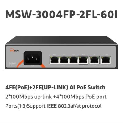 Maxron switch MSW-3004FP-2FL-60I