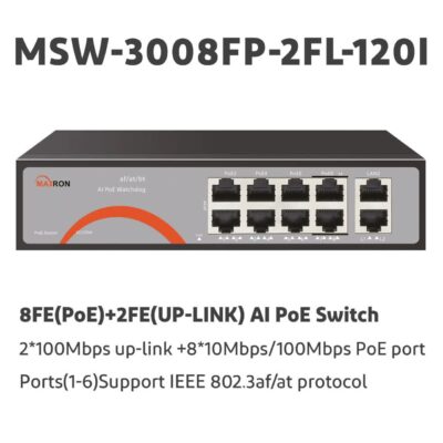Maxron switch MSW-3008FP-2FL-120I