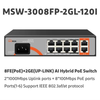 Maxron switch MSW-3008FP-2GL-120I